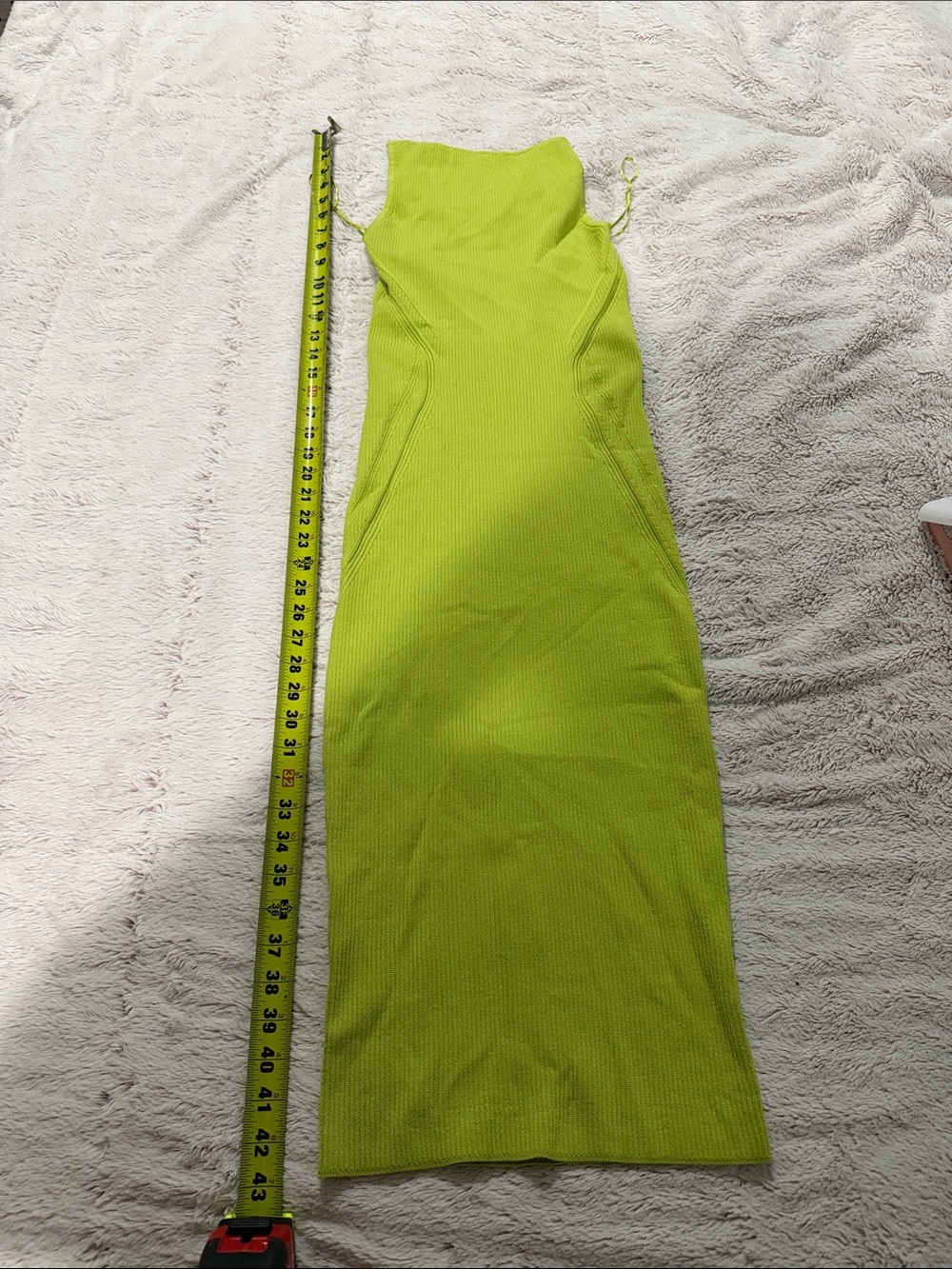 Express Neon Lime Sleeveless Maxi Dress
